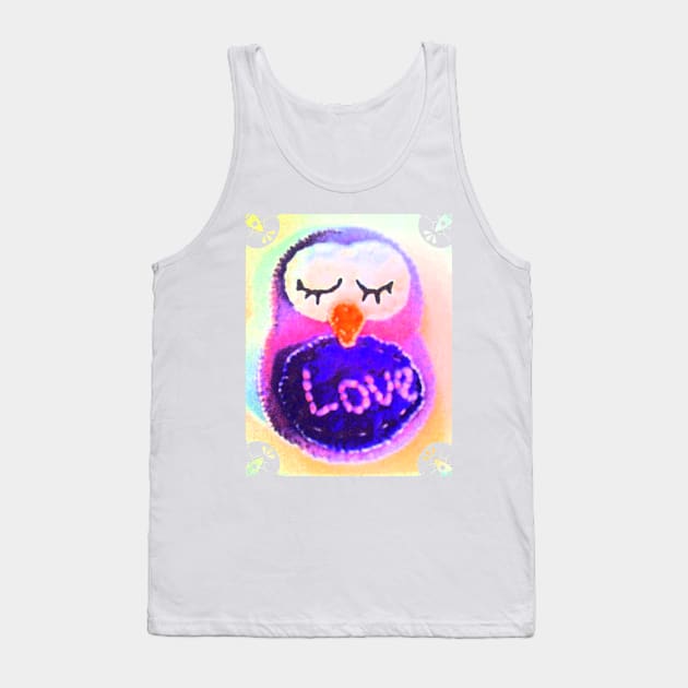 Owl You Need Is Love Tank Top by Not Meow Designs 